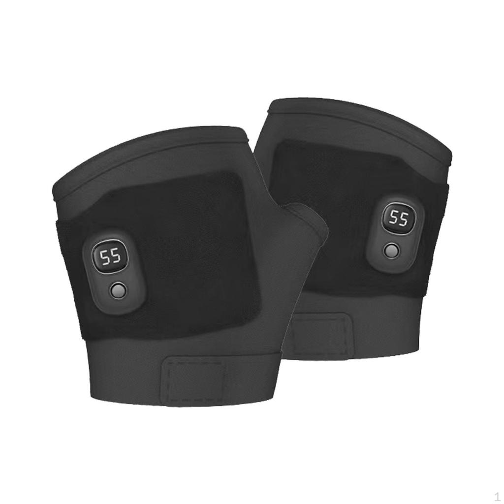 USB Heated Gloves Half Fingerless Winter Gift for Riding Bike