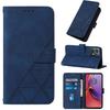 Flip Case for Moto G54 Faux Leather Wallet Holster with Cards Holder Kickstand Magnetic Closure Shockproof Folio Protect Cover for Motorola Moto G54.