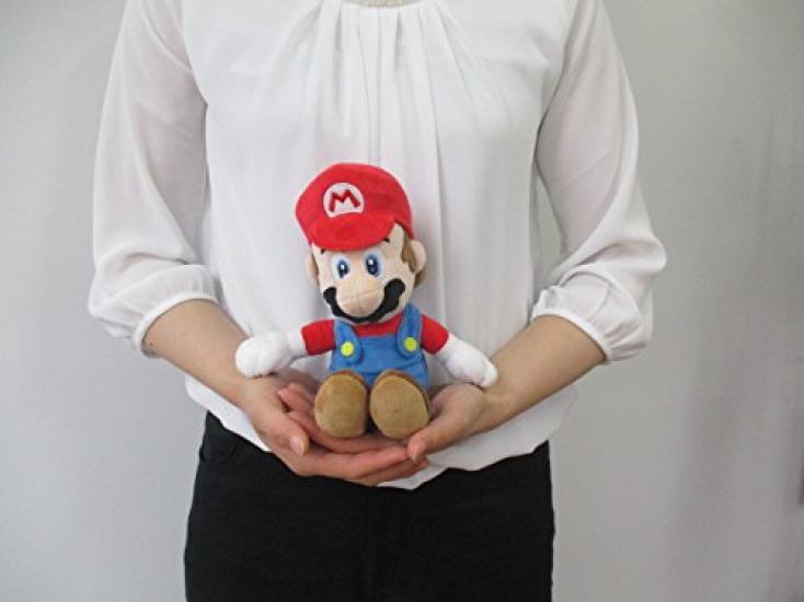 Sanei Boeki Super Mario ALL STAR COLLECTION Mario (S) W11 X D11 X H24cm Plush Toy AC01