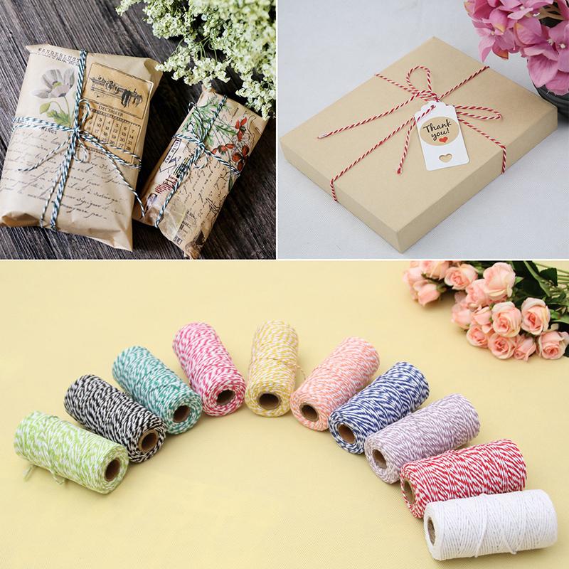 100M Cooking Butcher'S Cotton Twine Meat Trussing Strings Meat Sausage Tie Rope