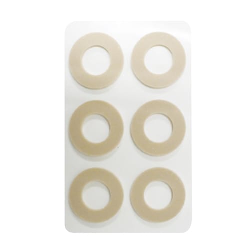 Kokubo Industries Foot Care Sole Blister Protection Pads (Set of 4, 6 Pads Per Pack) Protective Cushion for Soles of Foot Blisters (Antibacterial Trea