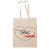 Tote Bag - PLANETEE - Woman Accountant Irreplaceable - Cotton - Printed In France - Large Capacity