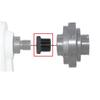 Adapter do uchwytu, wysoka precyzja, M18X2.5 na 1-8TPI, do toczenia drewna