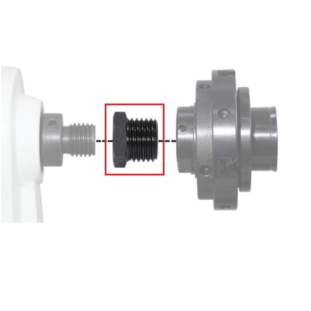 Adapter do uchwytu, wysoka precyzja, M18X2.5 na 1-8TPI, do toczenia drewna
