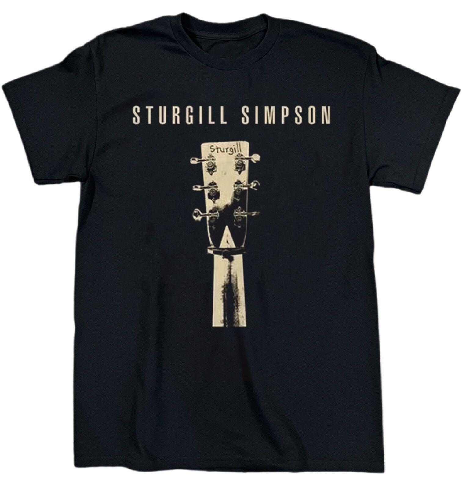 New Sturgill Simpson Heavy Cotton T Shirt S-5XL Black TU520 XL