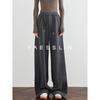 FAESSLIN Silk Wool Blend Drapey Wide-Leg Pants