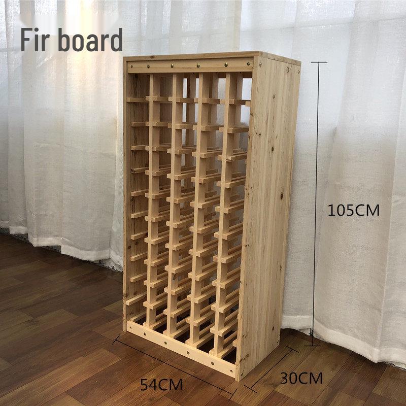 Напольная винная стойка и витрина из массива дерева