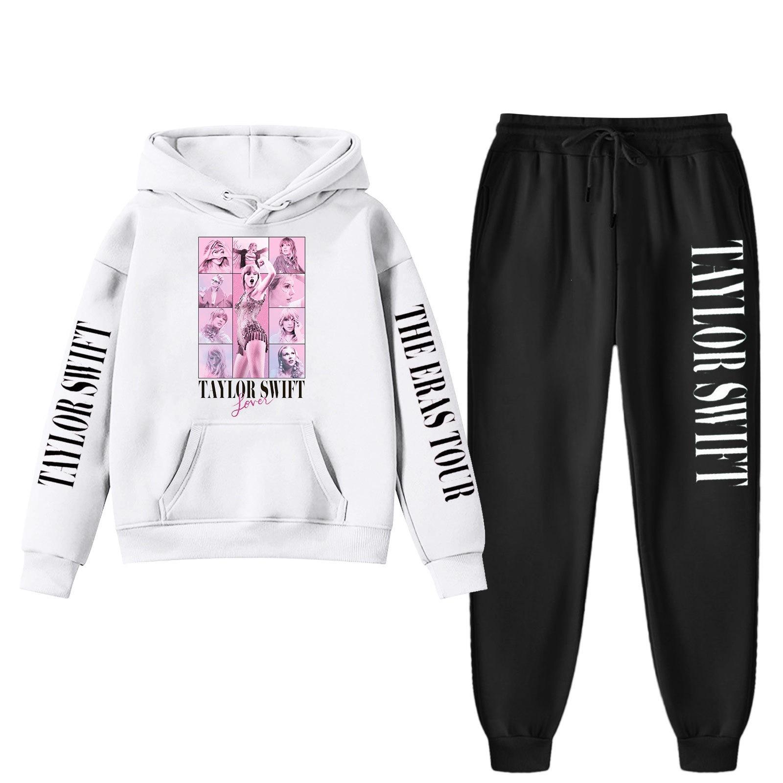 Taylor Swift The Eras Tour Unisex Mikina s potiskem 1D XXL white