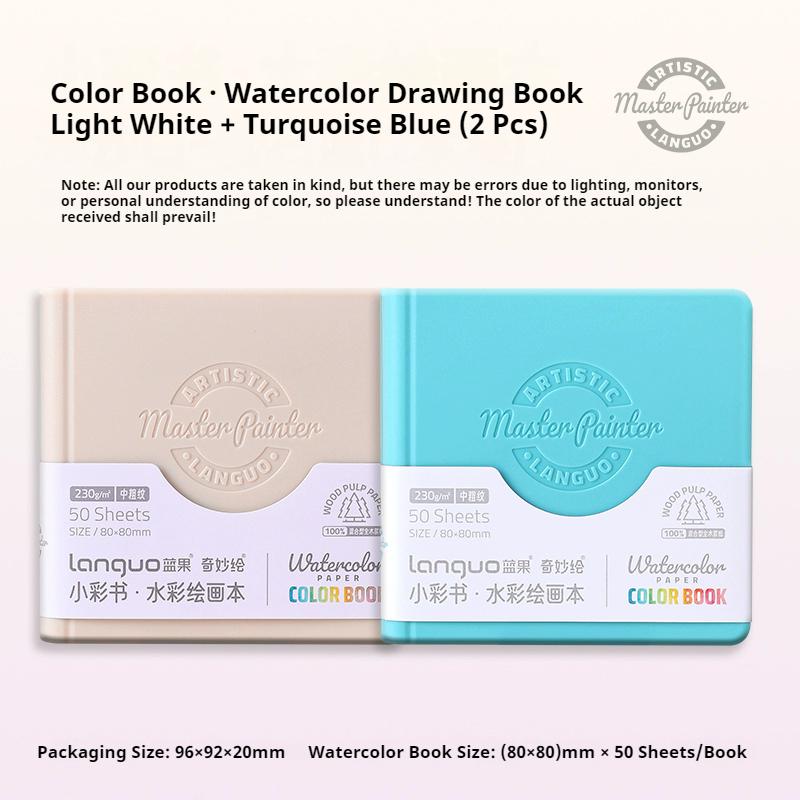 LANGUO 230g/300g 100% Cotton Watercolor Drawing Paper Pad 20/50 Sheets Aquarell Watercolor Book Sketchbook Painting Art Supplies