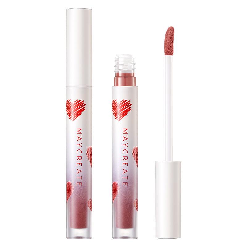 KINEPIN Velvet Matte Lightweight Long-Lasting Lip Glaze - Non-Stick Cup Pigmented Lipstick