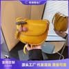 Premium Sense Saddle Bag Bag Women's New Trendy Fashion Versatile Shoulder Bag Retro Versatile Messenger Bag