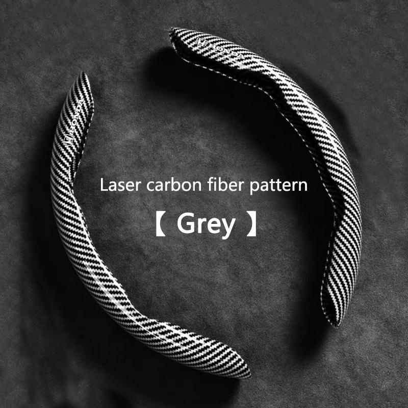 2PCS Carbon Fiber PVC Car Steering Wheel Covers For Honda Civic Fit Jazz Accord Pilot CRV Odyssey Passport City Shuttle HRV LV4