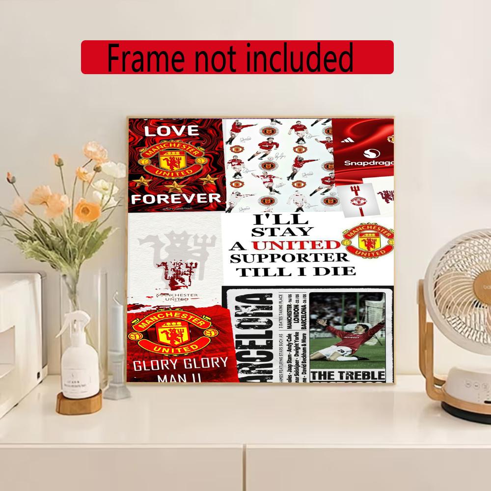 Manchester Diamond Painting Round Diamond Mosaic Rhinestones Diamond Embroidery Craft Kit Wall Decor Without Frame
