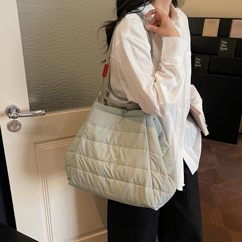 Transformable Minimalist Large Outdoor Tote Bag - Lightweight, High Capacity Shoulder Handbag for Commute & Storage