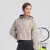 Dünne Damen-Outdoor-Sonnenjacke mit Kapuze und UV-Schutz