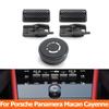 Car Front Rear Air AC Switch Button Cover Audio Volume Control Knob For Porsche Panamera 976 Macan 95C Cayenne 9YA-2 2024-2026