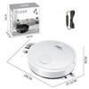 Robot Aspirador Inteligente para Suelos Ultracallado con Control Remoto Aspiradora Alfombra Inalámbrica Mopa para Uso Doméstico y de Oficina