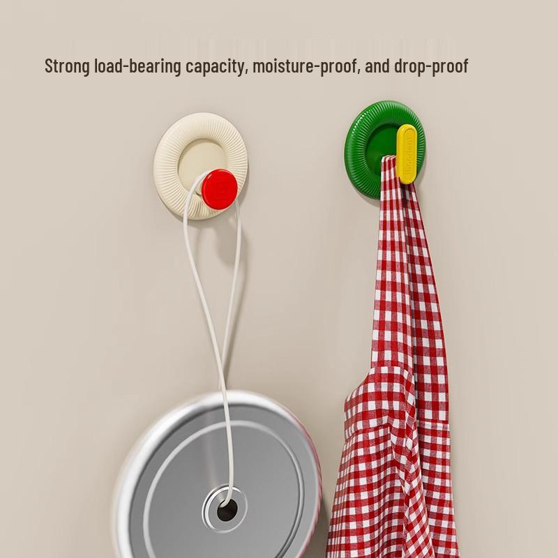 Dopamin Kreativer Klebehaken für Mantel & Hut - Ohne Bohren, Rückstandsfrei, Stark Wandmontiert für Badezimmer & Hinter-Tür-Nutzung