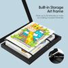 Wood Flap Magnetic Art Frames A4 Photo Frame DIY Picture Children's Exhibition of Paintings Storage Rack Home Decoration