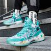 Unisex High-Top Basketball Shoes Indoor Court Training Winter Mesh Upper Fashion Sport Sneakers