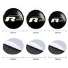 2026 Nuovo Per VW VOLKSWAGEN 4 Pezzi 56/60/65mm Adesivi Coprimozzo Ruota Auto Emblema Tappo Mozzo Per Volkswagen VW R Line GTI Golf 5 6 S