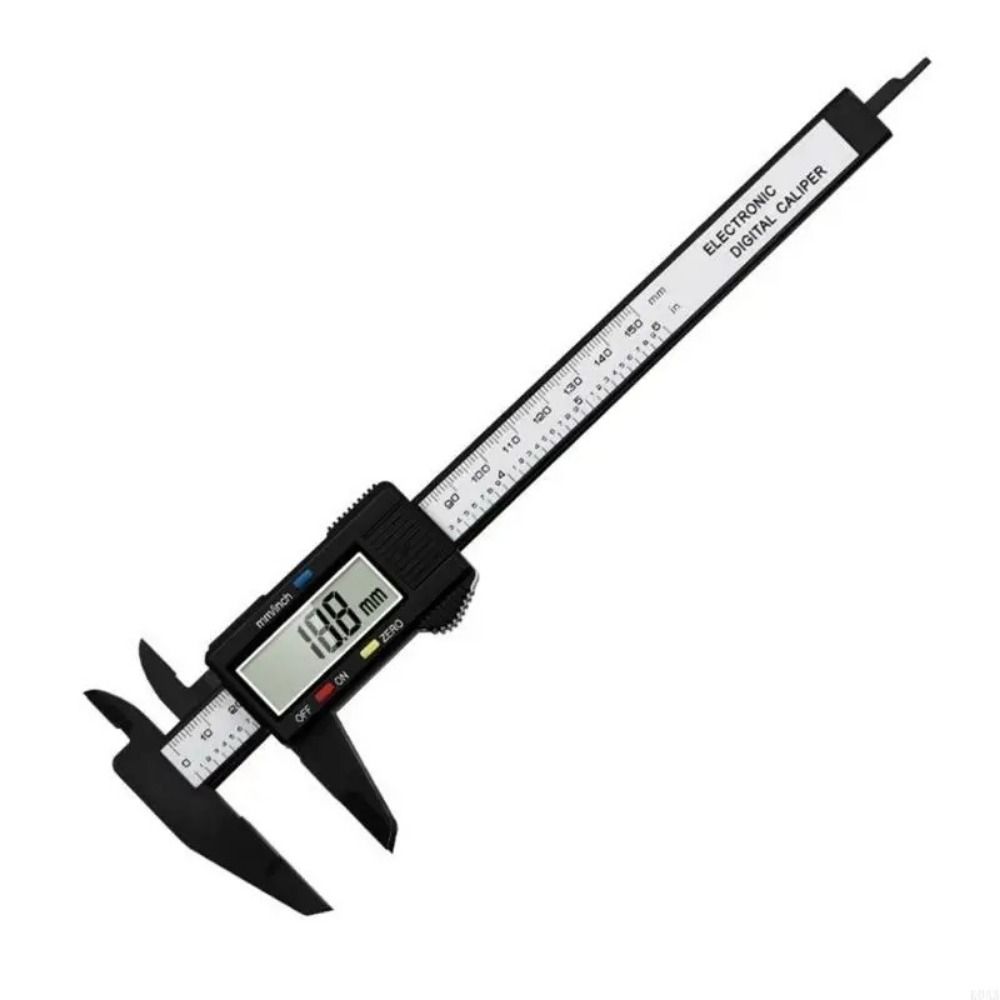 0-150mm Electronic Digital Caliper Inch/Metric High Precision Vernier Caliper Durable High-strength Plastic Digital Ruler