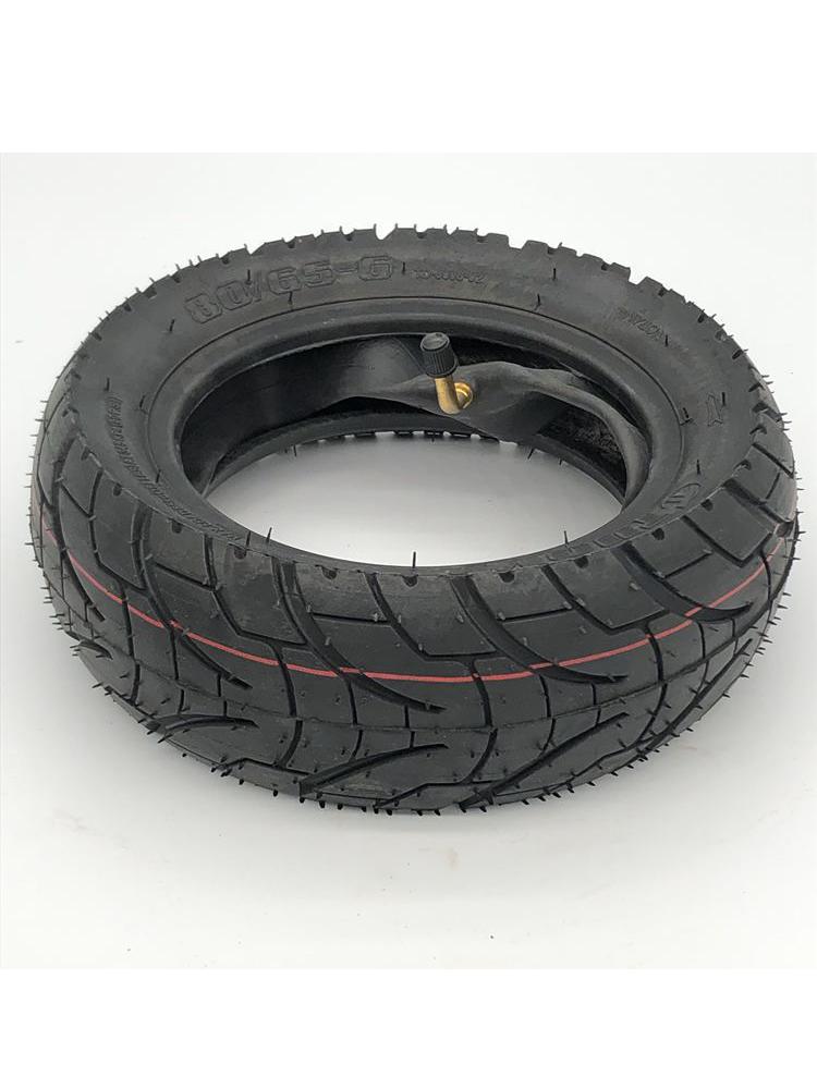 80/65-6 inner and outer tires, 10-inch tires, TUOVT10x2.5 inner tube, butyl inner tube, electric scooter inner and outer tires
