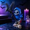 Halloween Desktop Decorations Sickle And Skull Ornament 3D Printed Crow Decoration Creative Display Ornaments Funny Print Collectible Figurine
