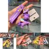 Adorable Unicorn Keychain Cartoon Style Cute Gift Bag Charm For Couples In Pink Metal