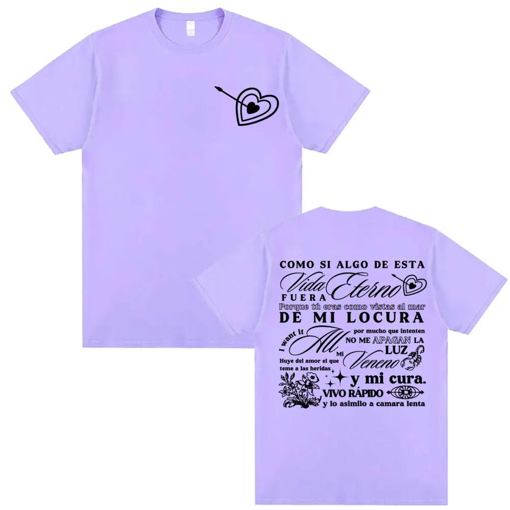 Rapper Delaossa Album Letters Print Tshirts Men Women Casual 100 Cotton Oversized T Shirt Harajuku Hip Hop High Street Tshirt