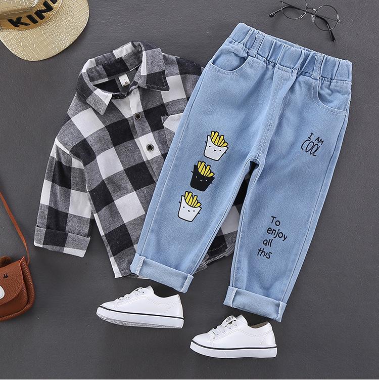 Trendy Boys' Denim Pants for Spring & Autumn