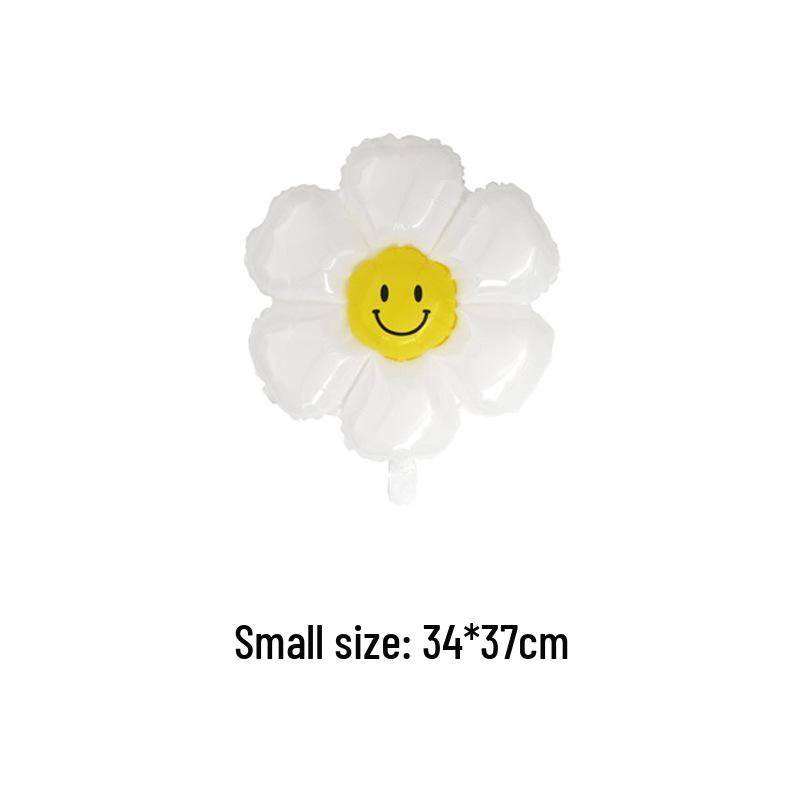 Smiley Face Number Balloons for Kids' Outdoor 2nd Birthday Party Decorations & Photo Props