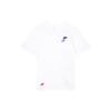 Embroidered Logo Sports Knit Crew Neck T-Shirt Men Tops White DJ1569-100