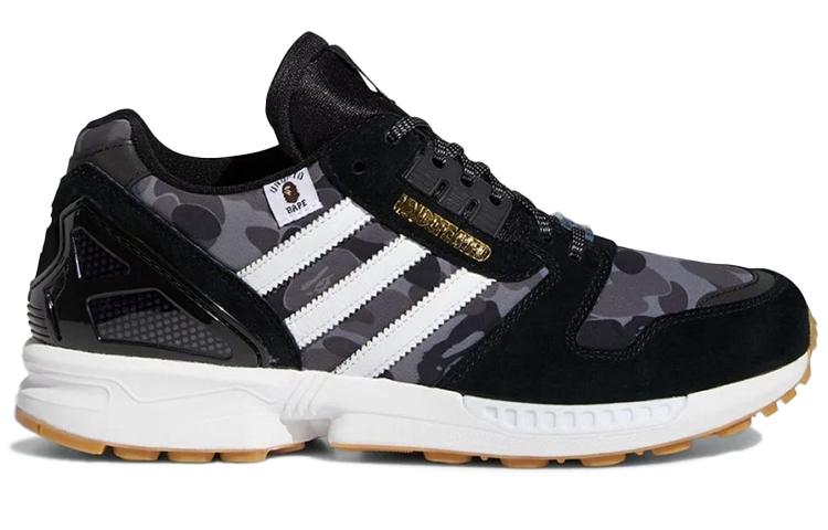 Zx 8000 Bape x Undefeated x Zx 8000 Adidas Originals 'A-ZX Series - Black Camo' FY8852