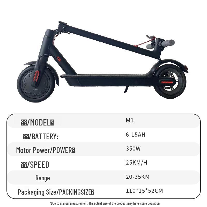 Foldable Two-Wheel Electric Scooter for Adults - Portable Commuter Vehicle for Men and Women