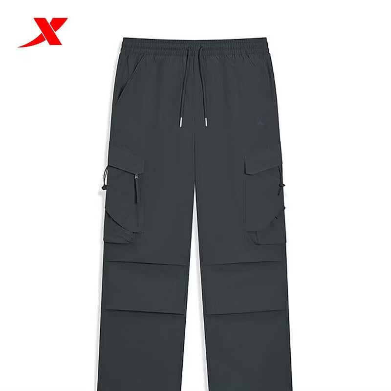XTEP Men s Casual Straight-Leg Outdoor Cargo Pants 3XL