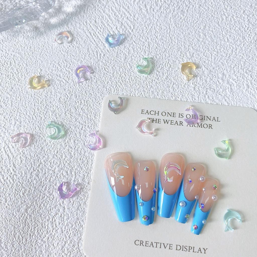 Hot Selling New Aurora Mixed Color Mini Nail Art Decorations for Girls DIY Nail Accessories Materials