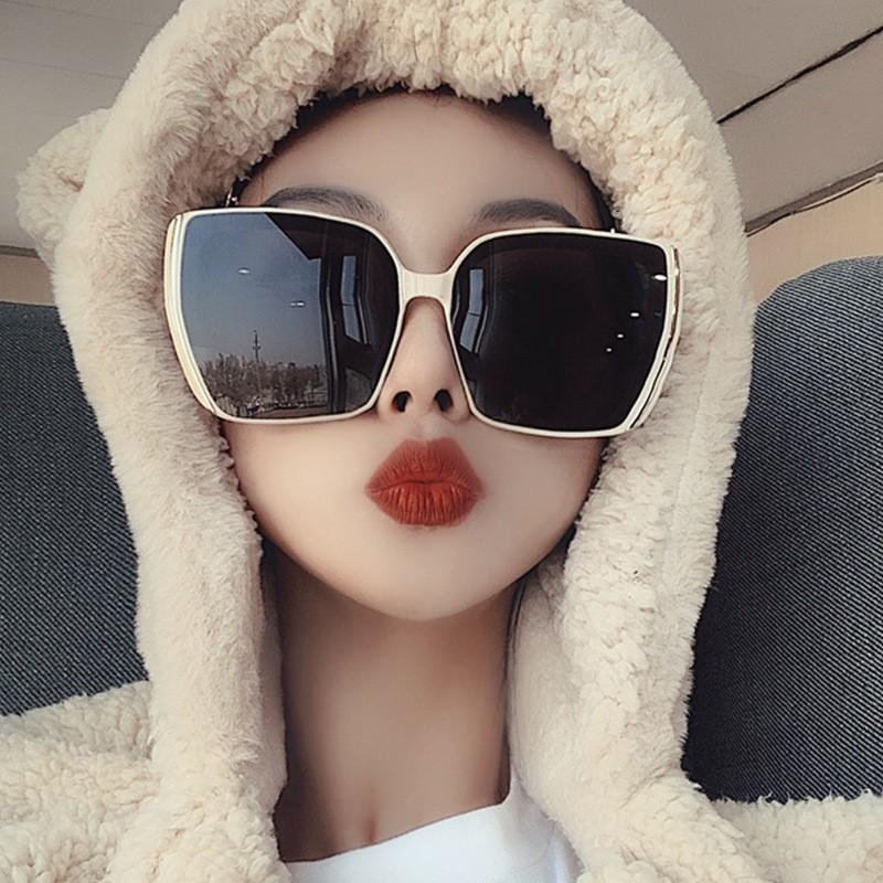 Fashion Fox Head Sunglasses Women'S Sunglasses Ins Large Frame Glasses Classic Driving Street Shot