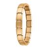 New Solid Color Women Men Jewelry DIY 9MM Width Italian Elastic Charm Bracelet Solid Color Stainless Steel Fashion Bangle