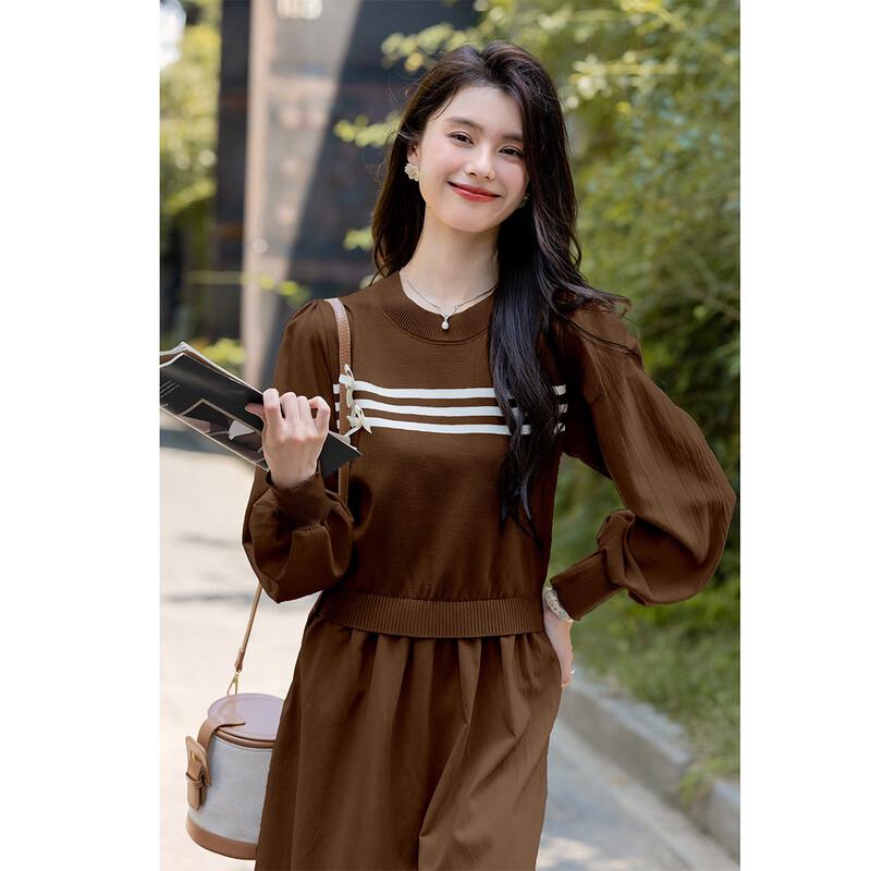 

Mokana Women s Versatile Long Sleeve Midi Dress One Size