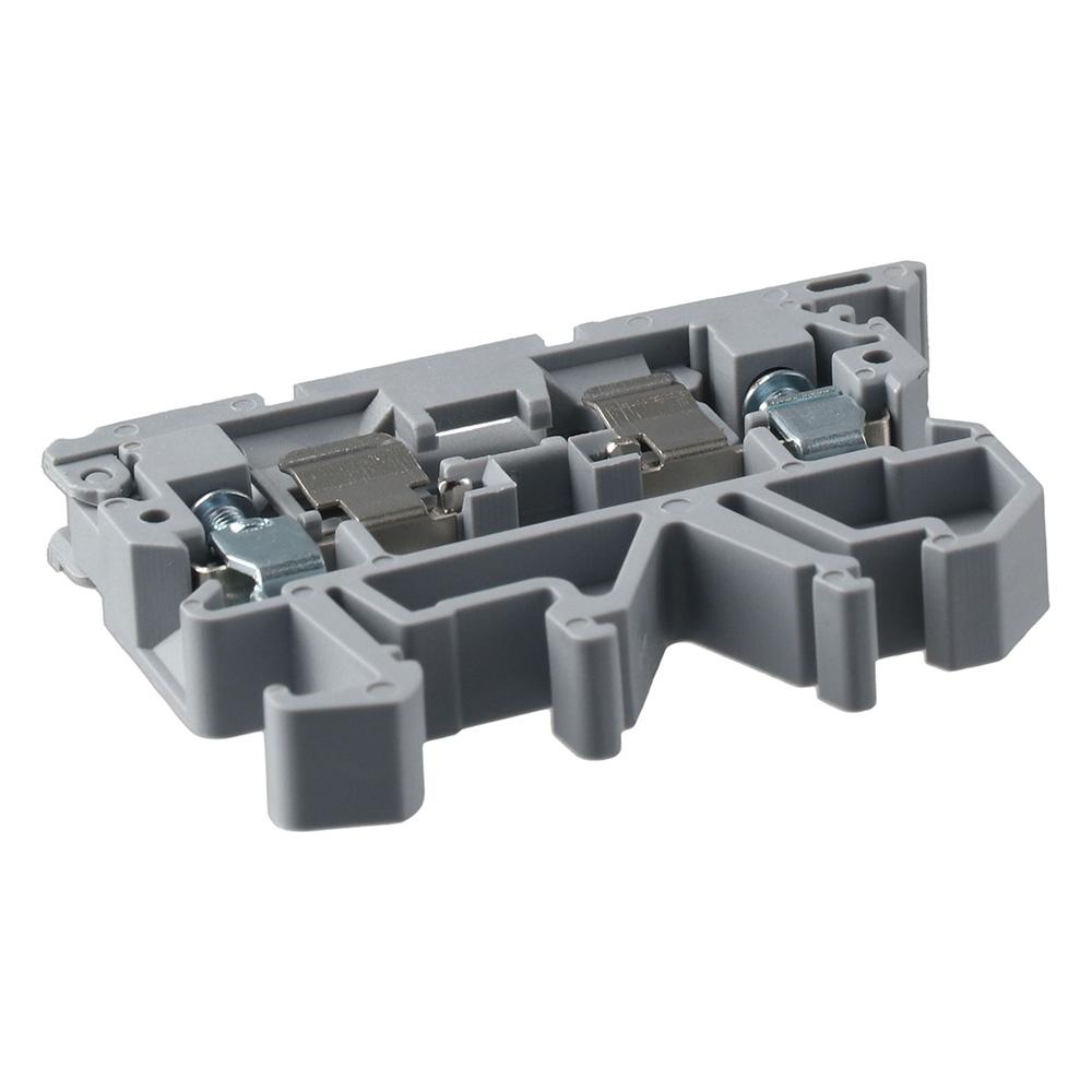 10pcs 6.3A Fuse Holder 500V Terminal Block Durable DIN Rail Mount