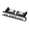 For 6gzjm S3 S4 S5 S6 A3 A4 A5 A6 A7 A8 Q3 Q5 Q7 Car Styling 6 colors Metal Quattro Logo Front Grill Badge Emblem Sticker Decals gzjm6