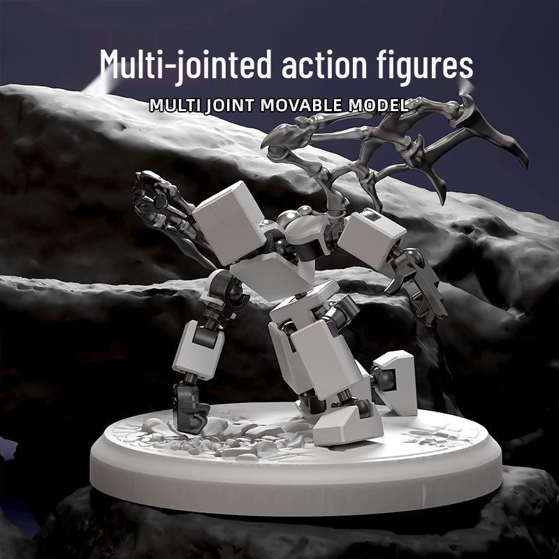 Lucky 13 Articulated 3D Printed Mini Action Figure with Personalized Joints