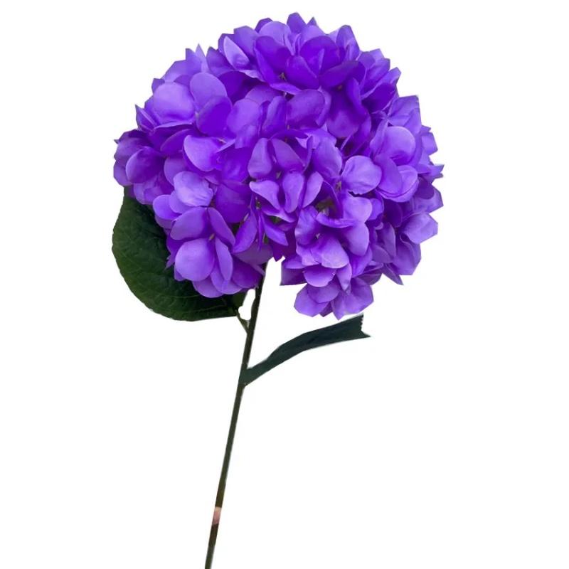 Large Hydrangea Artificial Flowers 135 Pieces Fake Flower Stems Candy Color Series for Wedding Floral Decoration