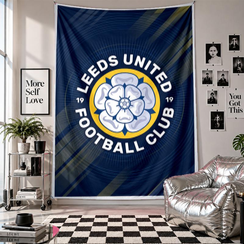 Leeds United Wall Tapestry Home Decor Wall Hanging Cloth for Bedroom Living Room Background