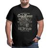 Happiness Cafe Racer Vintage Motorcycle T Shirts Cotton T-Shirts Big Tall Tee Clothes Plus Size Big Size Large 4XL 5XL 6XL