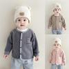 Baby Herbst/Winter Korallenfleece Jacke - Warmer, Verdickter Cardigan für Säuglinge & Kleinkinder, Jungen & Mädchen.