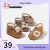 New 2025 Baby Leather Snow Boots with Cartoon Design – Infant & Toddler Walking Shoes for Boys & Girls