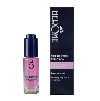 Herome Nail Grow Explosion 7ml [Official Import] Nail Serum, Nail Beauty Serum, Nail Growth Promotion, Split Nails, Cracked Nails, Thin Nails, Strengt