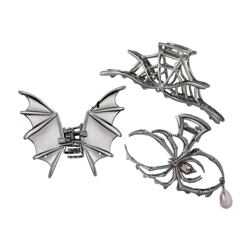 Valentine Day Gift for Her Lightweight Hair Accessories Spooky Halloween Hair Accessories Set for Women Spider Bat for Styling